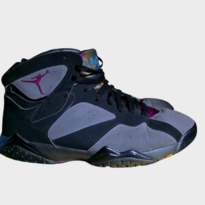 Jordan Sneakers Black and Purple
